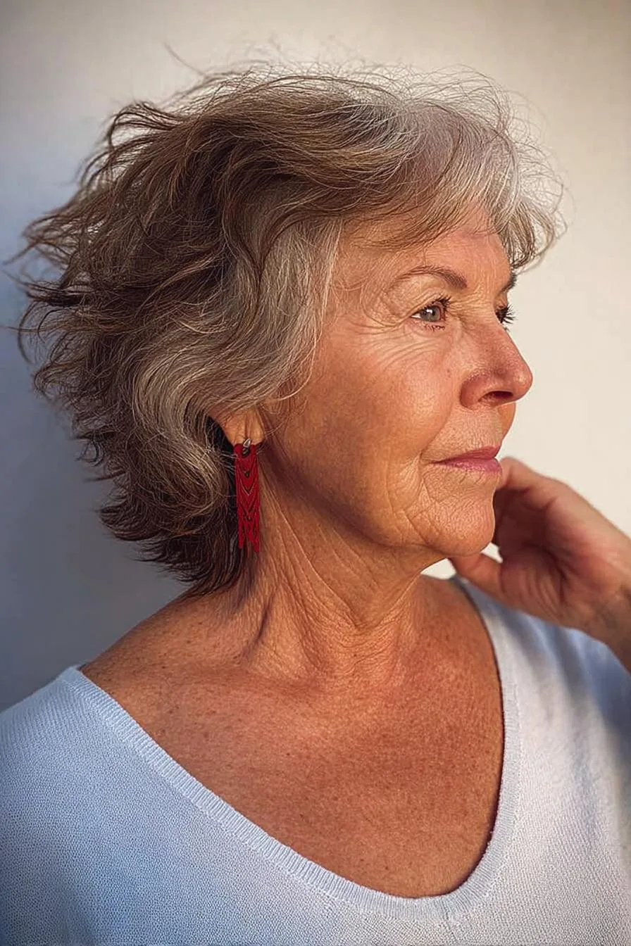 Wavy Layered Elegance